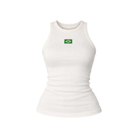 Regata Feminina Brasil Copa Canelada Bandeira Camiseta Blusinha