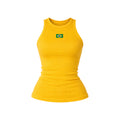 Regata Feminina Brasil Copa Canelada Bandeira Camiseta Blusinha