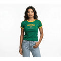 Camisa Brasil Bordada BabyLook Feminina